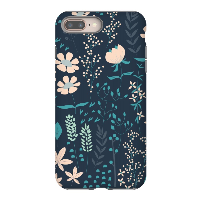 iPhone 7 plus StrongFit Spring Garden Blue by Jelena Obradovic