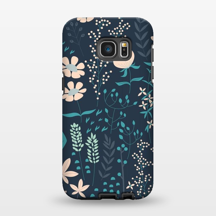 Galaxy S7 EDGE StrongFit Spring Garden Blue by Jelena Obradovic