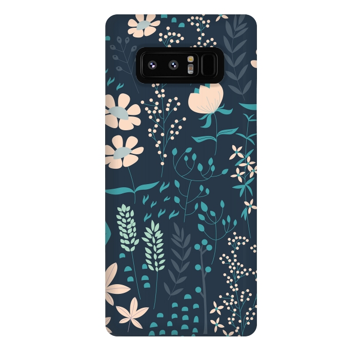 Galaxy Note 8 StrongFit Spring Garden Blue by Jelena Obradovic