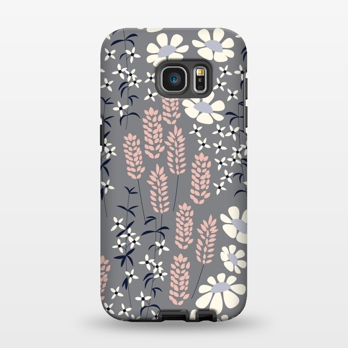 Galaxy S7 EDGE StrongFit Spring Garden Gray by Jelena Obradovic