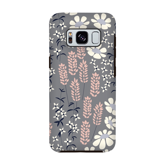 Galaxy S8 StrongFit Spring Garden Gray by Jelena Obradovic