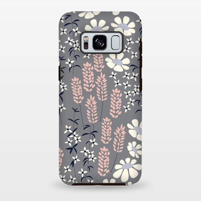 Galaxy S8 plus StrongFit Spring Garden Gray by Jelena Obradovic