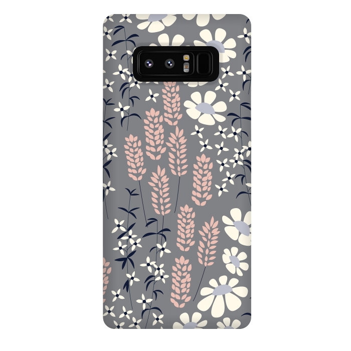 Galaxy Note 8 StrongFit Spring Garden Gray by Jelena Obradovic