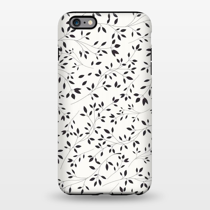 iPhone 6/6s plus StrongFit Delicate Floral B&W by Jelena Obradovic