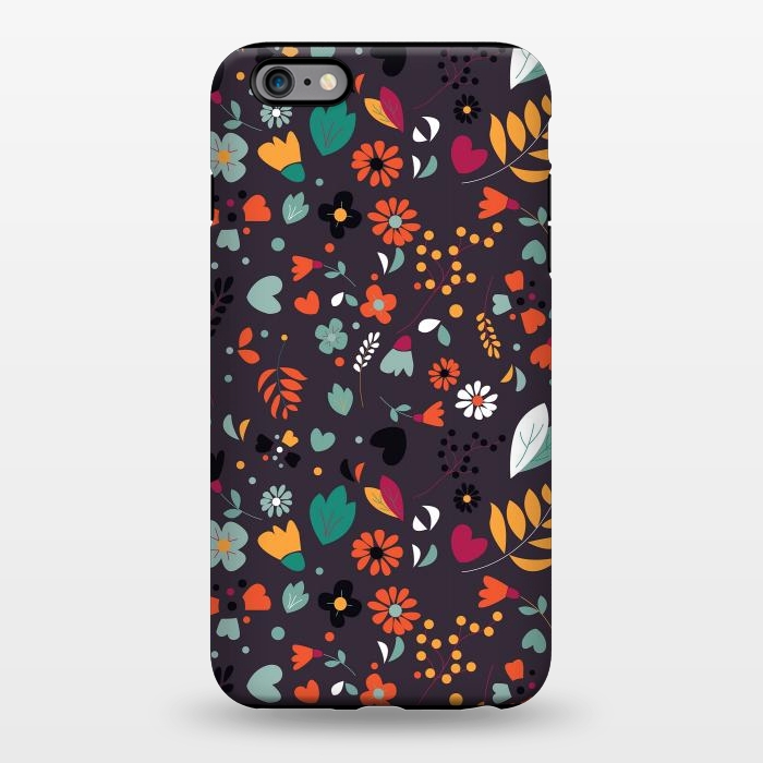 iPhone 6/6s plus StrongFit Bohemian Floral Dark by Jelena Obradovic