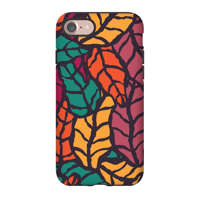 iPhone 7 StrongFit Vibrant Leaves by Jelena Obradovic