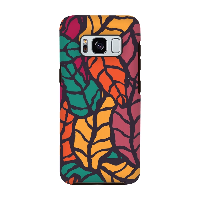 Galaxy S8 StrongFit Vibrant Leaves by Jelena Obradovic