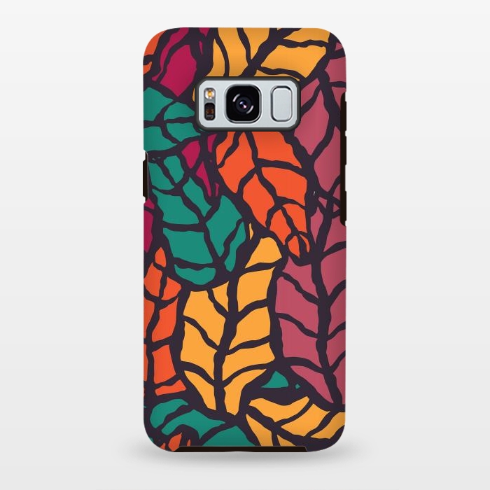 Galaxy S8 plus StrongFit Vibrant Leaves by Jelena Obradovic
