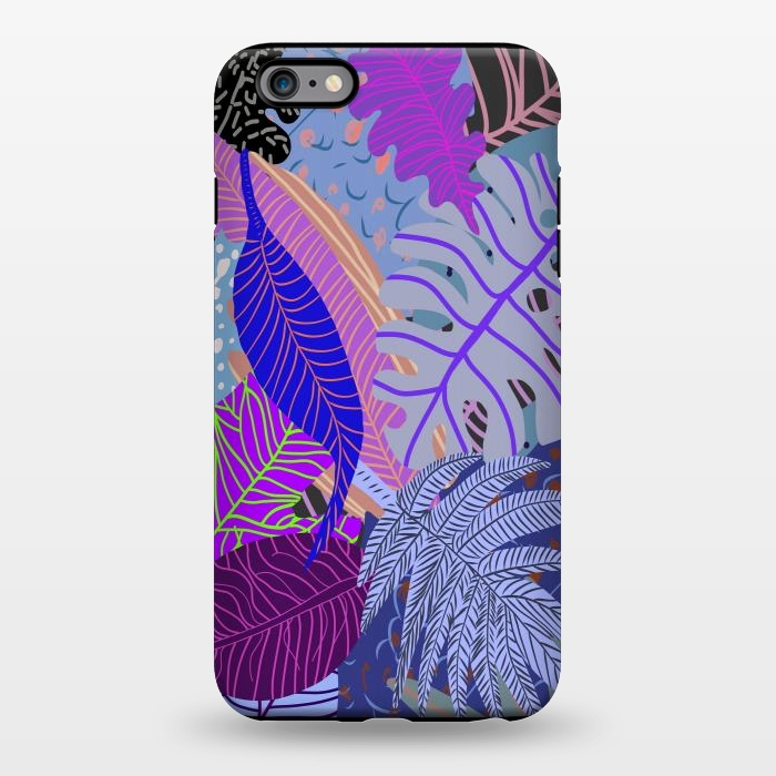 iPhone 6/6s plus StrongFit Ultraviolet Faded Nature Leaves by Notsniw