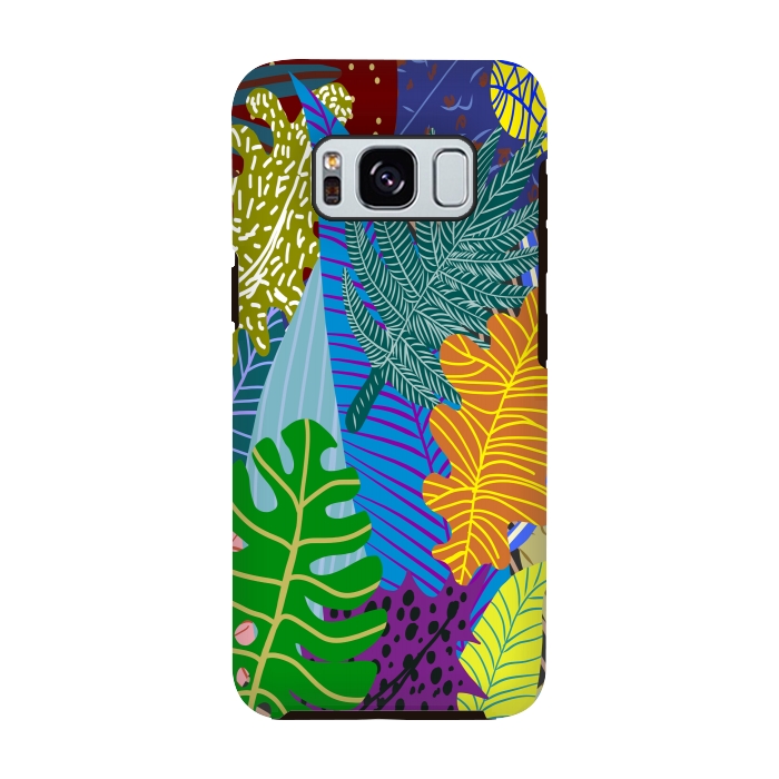 Galaxy S8 StrongFit Lush Leaves by Notsniw