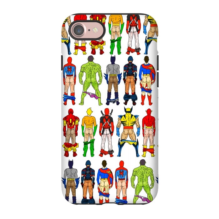 iPhone 7 StrongFit Superhero Butts by Notsniw
