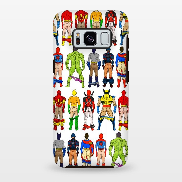 Galaxy S8 plus StrongFit Superhero Butts by Notsniw