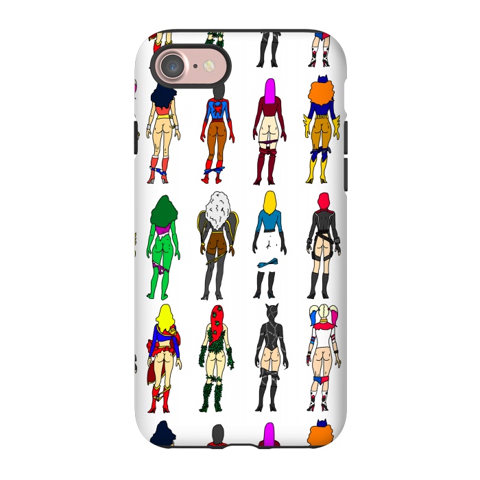 iPhone 7 StrongFit Superhero Butts - Girls by Notsniw