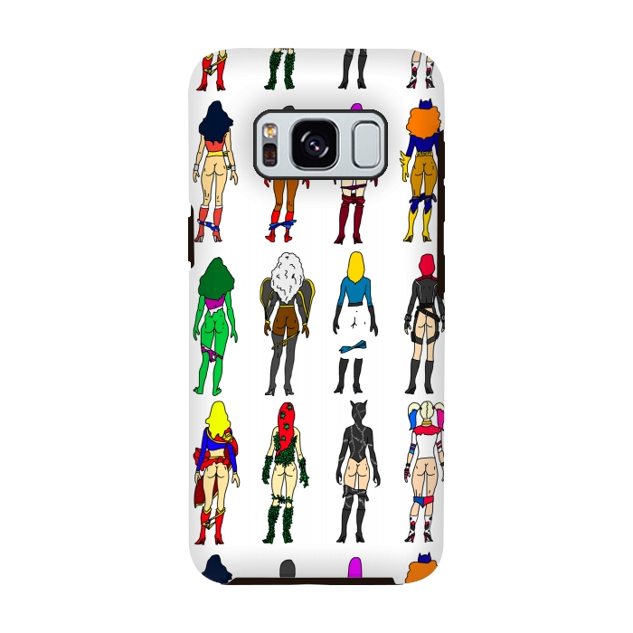 Galaxy S8 StrongFit Superhero Butts - Girls by Notsniw