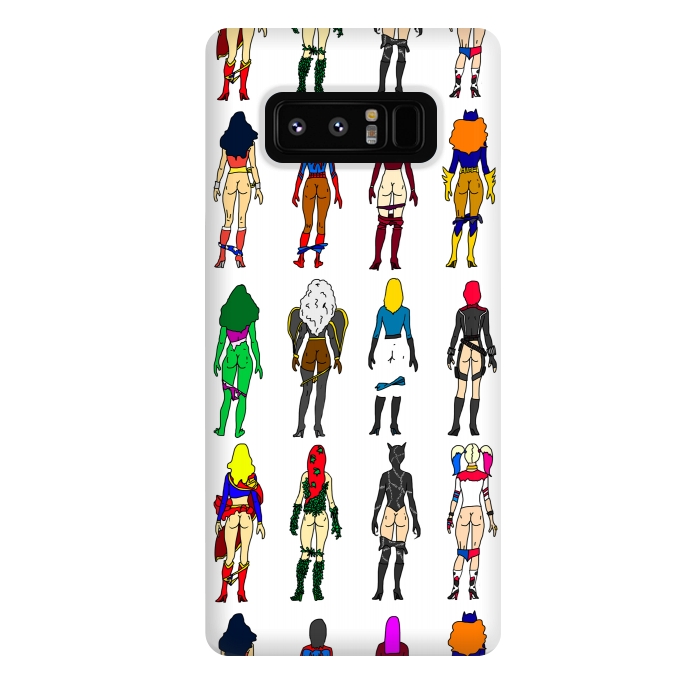 Galaxy Note 8 StrongFit Superhero Butts - Girls by Notsniw