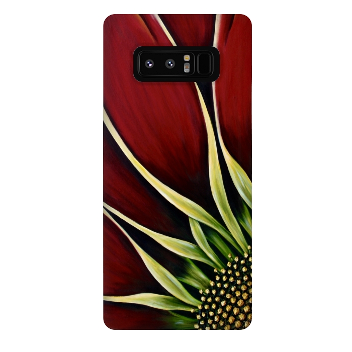 Galaxy Note 8 StrongFit Red Gazania II by Denise Cassidy Wood