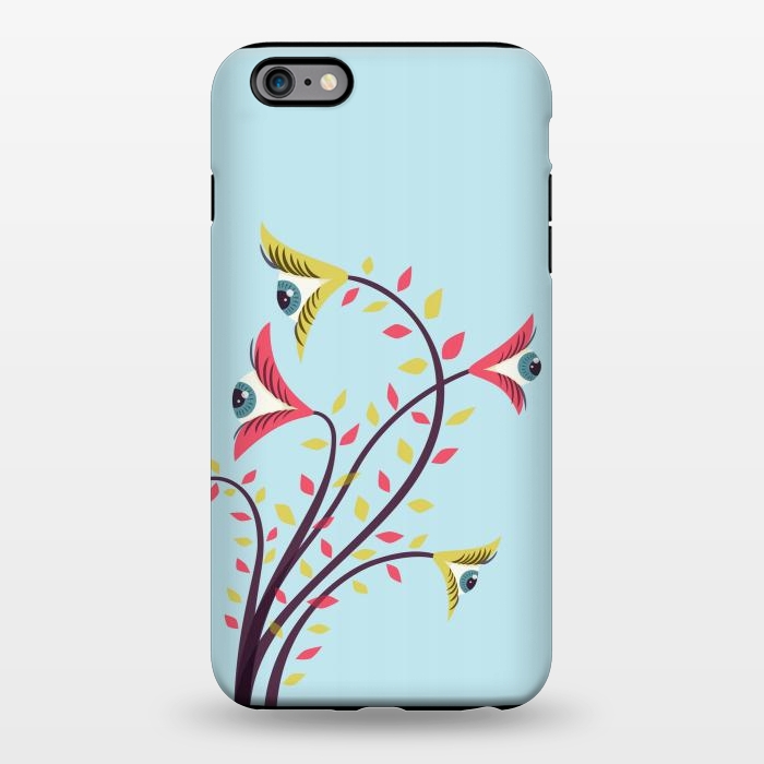 iPhone 6/6s plus StrongFit Weird Colorful Watching Eyes Flowers by Boriana Giormova