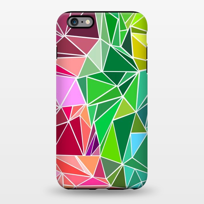 iPhone 6/6s plus StrongFit Polygonal colorful pattern by Dhruv Narelia