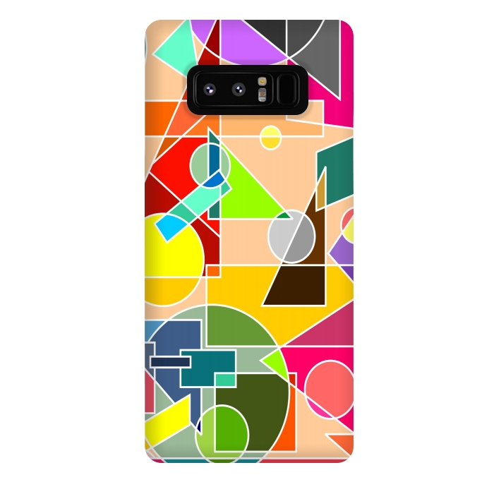 Galaxy Note 8 StrongFit Geometrical shapes by Dhruv Narelia