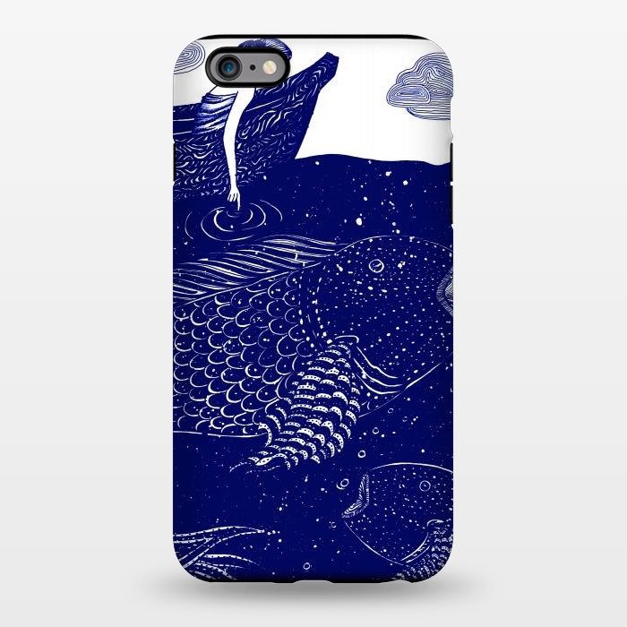 iPhone 6/6s plus StrongFit The Blue Shimmering Sea Lights by ECMazur 