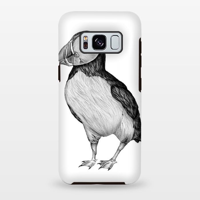 Galaxy S8 plus StrongFit Little Puffin by ECMazur 