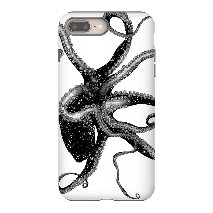 iPhone 7 plus StrongFit Cosmic Octopus by ECMazur 