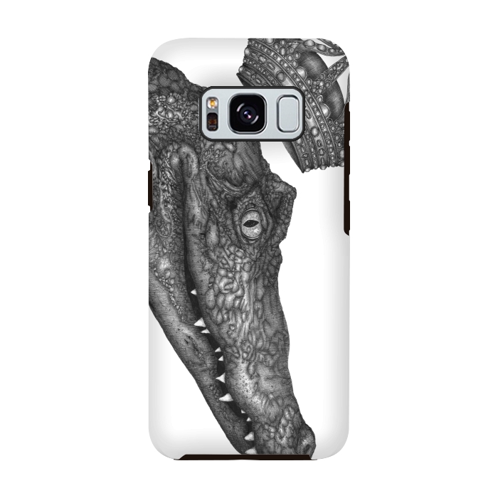 Galaxy S8 StrongFit The Alligator King by ECMazur 