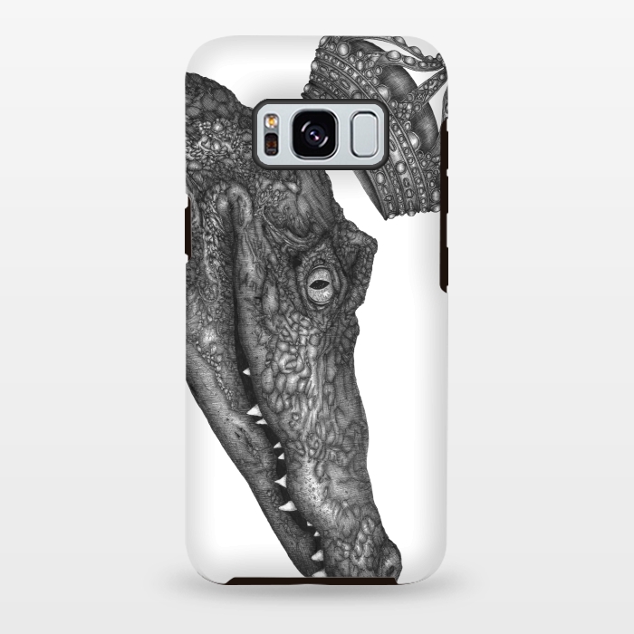 Galaxy S8 plus StrongFit The Alligator King by ECMazur 
