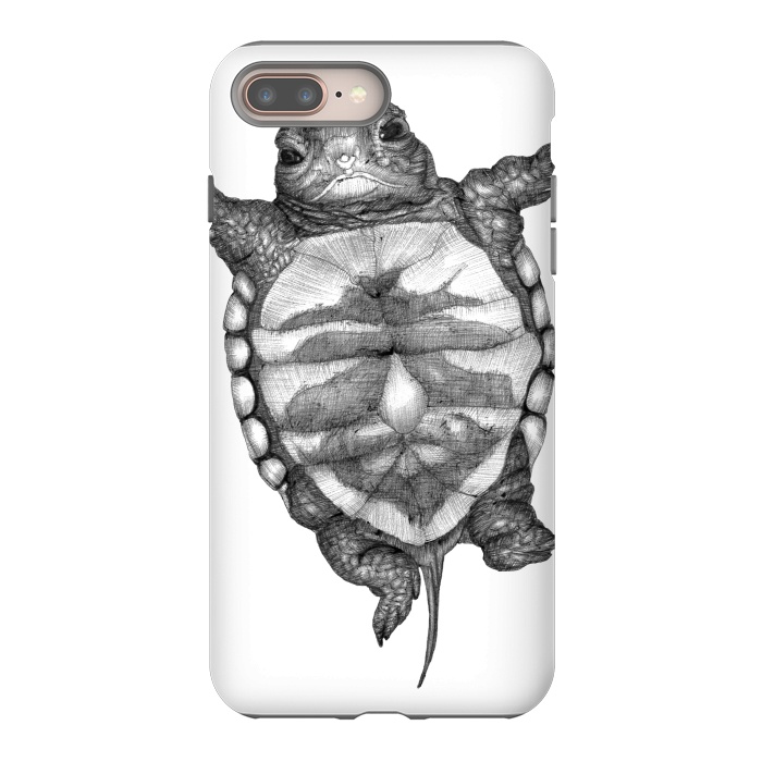 iPhone 7 plus StrongFit Little Baby Turtle  by ECMazur 