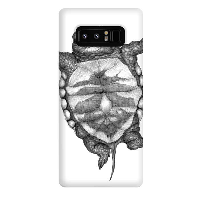 Galaxy Note 8 StrongFit Little Baby Turtle  by ECMazur 