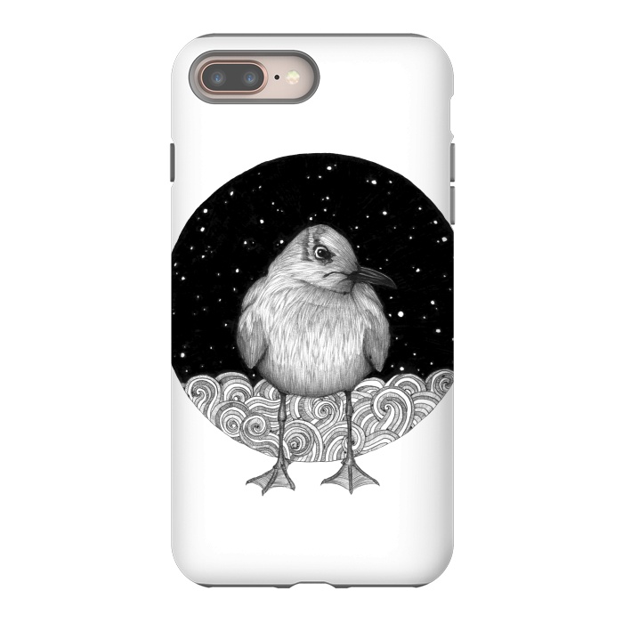iPhone 7 plus StrongFit Seagull on a Starry Night by ECMazur 