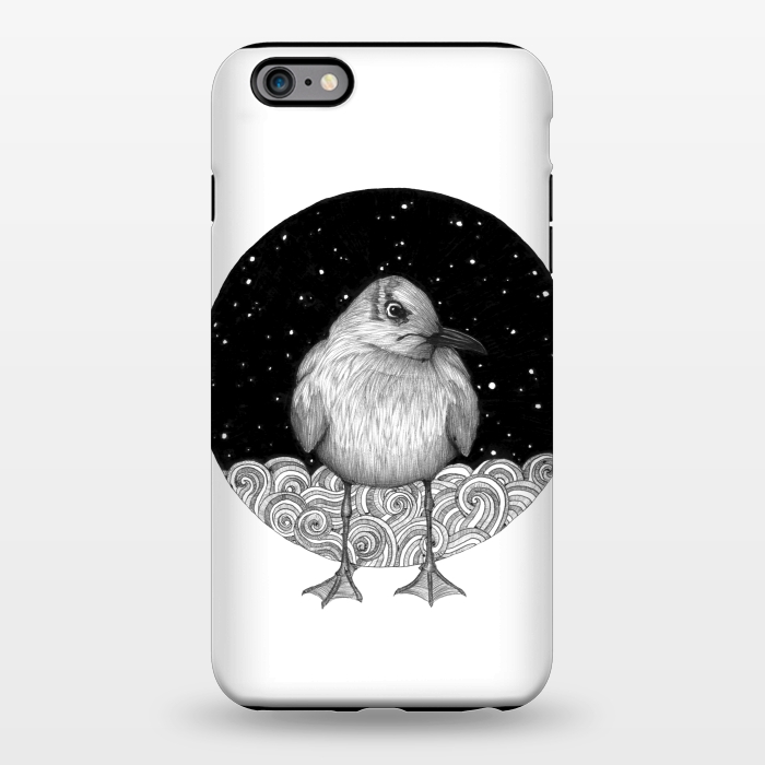 iPhone 6/6s plus StrongFit Seagull on a Starry Night by ECMazur 