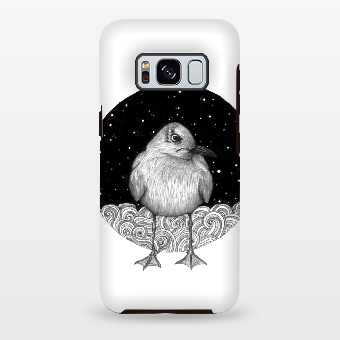 Galaxy S8 plus StrongFit Seagull on a Starry Night by ECMazur 