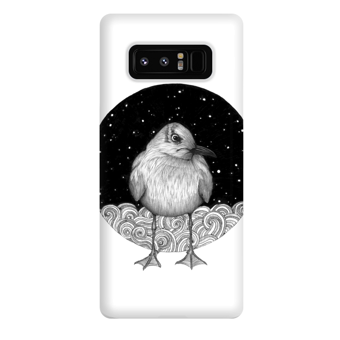 Galaxy Note 8 StrongFit Seagull on a Starry Night by ECMazur 