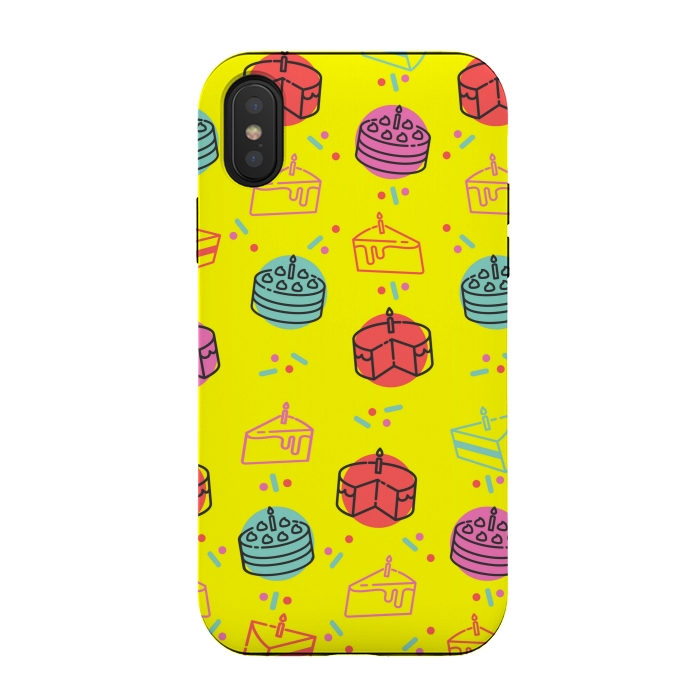 iPhone Xs / X StrongFit cakes and sweet by MALLIKA