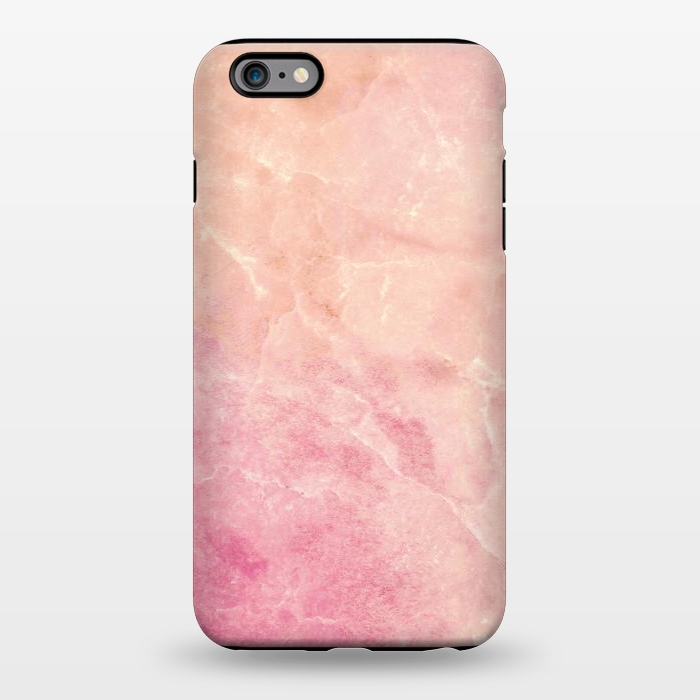 iPhone 6/6s plus StrongFit Peach pink marble by Oana 
