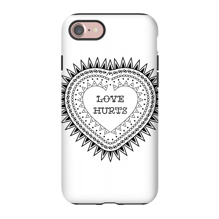 iPhone 7 StrongFit Love hurts by Laura Nagel