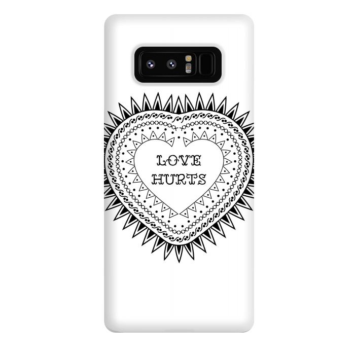 Galaxy Note 8 StrongFit Love hurts by Laura Nagel