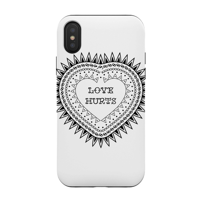 iPhone Xs / X StrongFit Love hurts by Laura Nagel