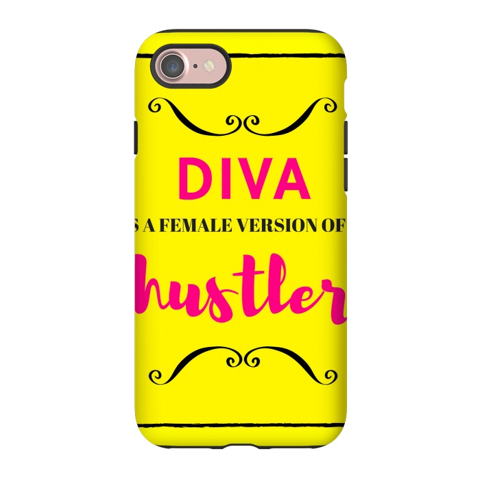 iPhone 7 StrongFit diva female version of hustler by MALLIKA