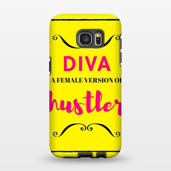 Galaxy S7 EDGE StrongFit diva female version of hustler by MALLIKA