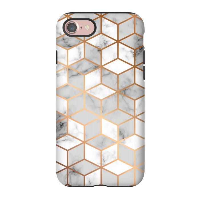 iPhone 7 StrongFit Marble Geometry 007 by Jelena Obradovic