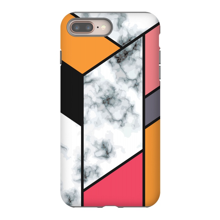 iPhone 7 plus StrongFit Marble Geometry 012 by Jelena Obradovic
