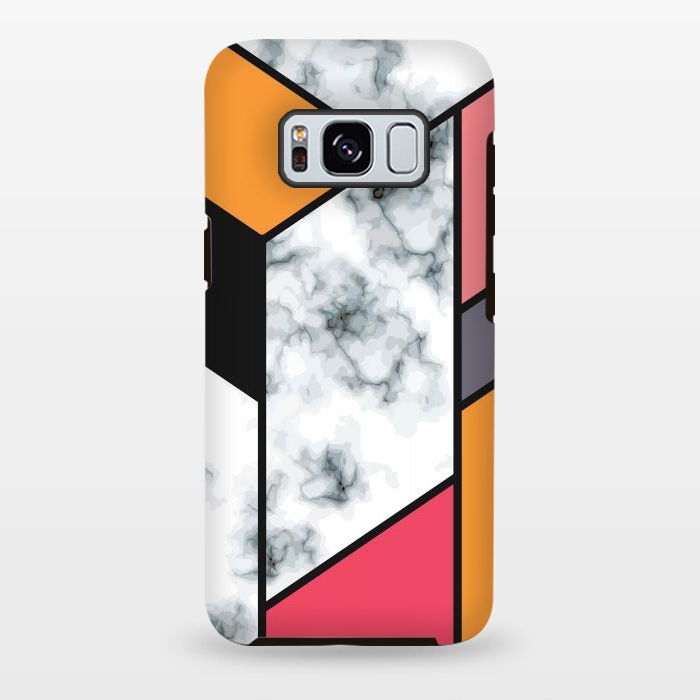 Galaxy S8 plus StrongFit Marble Geometry 012 by Jelena Obradovic