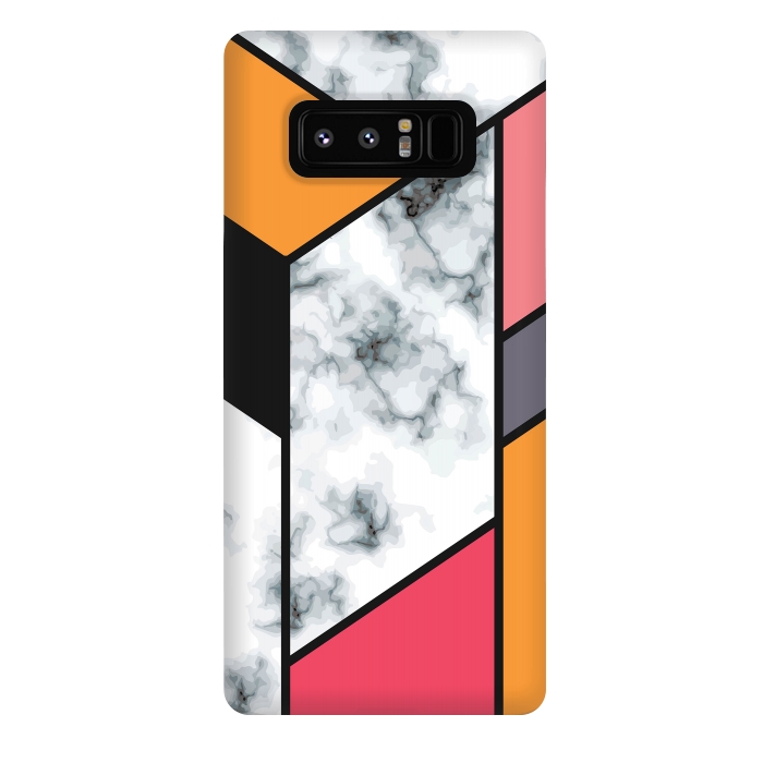 Galaxy Note 8 StrongFit Marble Geometry 012 by Jelena Obradovic