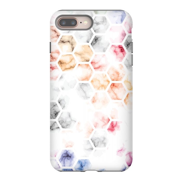 iPhone 7 plus StrongFit Marble Geometry 014 by Jelena Obradovic