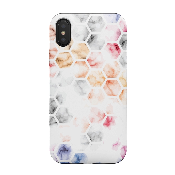 iPhone Xs / X StrongFit Marble Geometry 014 by Jelena Obradovic
