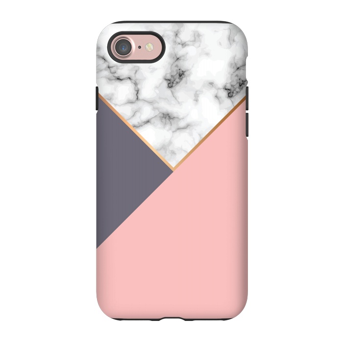 iPhone 7 StrongFit Marble Geometry 017 by Jelena Obradovic