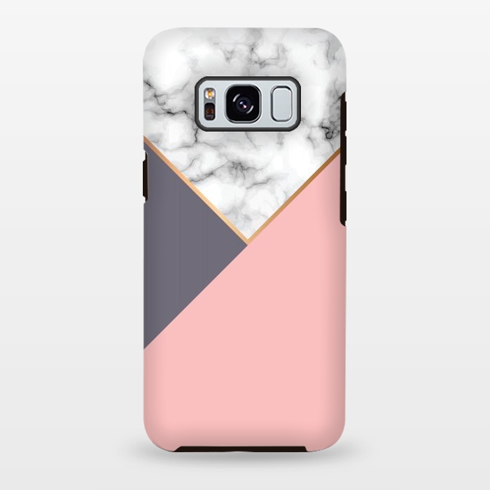 Galaxy S8 plus StrongFit Marble Geometry 017 by Jelena Obradovic