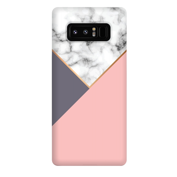 Galaxy Note 8 StrongFit Marble Geometry 017 by Jelena Obradovic